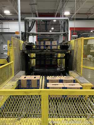 Columbia 0510H LSSS AB 9212 Palletizer with Lantech Wrapper