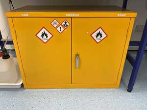 Gabinete de Almacenamiento de Inflamables Unknown Requisitos de aire  