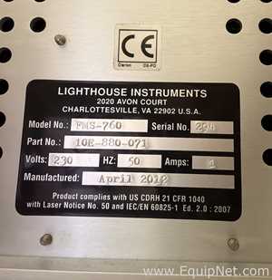 Lot of 2 Lighthouse Instruments FMS-760 Vial Headspace Samplers