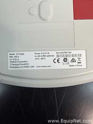 Lote de 2 Báscula Ohaus Corporation STX422