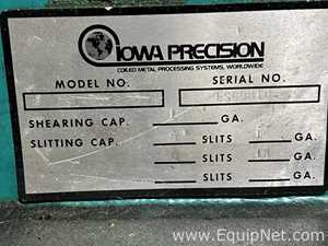 Talhadeira e Linha de Corte Longitudinal Iowa Precision ESLR6016