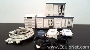 Lot of 3 National Instruments NI PXIe-1073 Test and Measurement Units with Various Modules