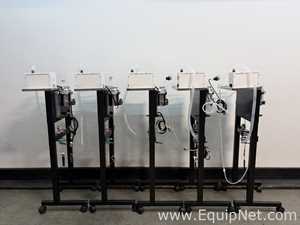 Lot of 5 VetEquip Inc Mobile Anesthesia Systems