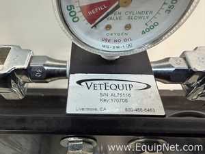 Lot of 5 VetEquip Inc Mobile Anesthesia Systems