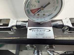 Lot of 5 VetEquip Inc Mobile Anesthesia Systems