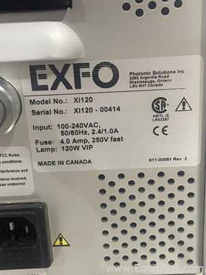 Exfo X1120 XL Series 120 Fluorescence Illumination Light Module