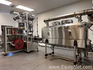 PDC International R-100-MW Evolution Shrinklabeler Sleever with KSA70-712 Triple Zone Steam Tunnel