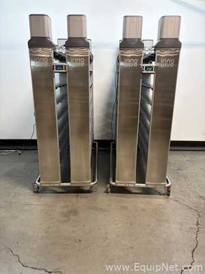 Lot of 2 Innovive Double Sided Ventilated Rodent Housing Systems