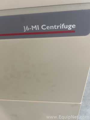 Beckman Coulter J6-MI Centrifuge