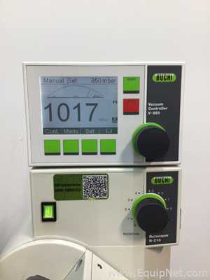 Buchi R-210 Evaporator With Vacuum Controller V-850 And Vacuum Pump V-700