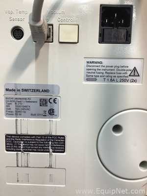 Buchi R-210 Evaporator With Vacuum Controller V-850 And Vacuum Pump V-700