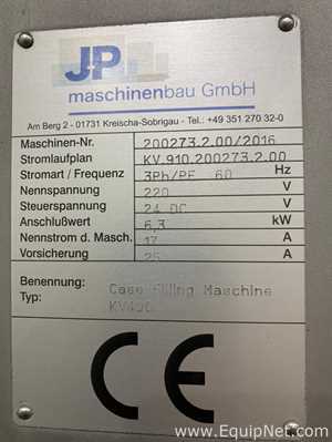 Encajadora J and P Maschinenbau Gmbh KV400