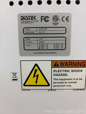 Desintegrador Distek sensIR 3200