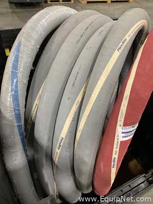 One Lot of Five High Pressure Sanitary Hoses - Three Inch Diameter