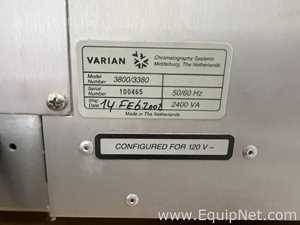Varian 3800 3380 Gas Chromatograph GC
