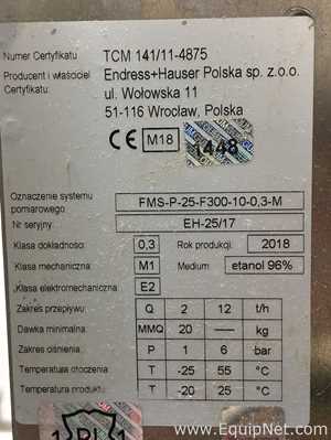 Endress Hauser Promass 300 EH2517 Alcohol Flow Meter and Measuring System