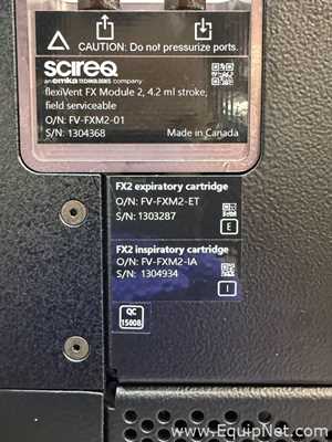 Ventilador e Respirador Scireq FlexiVent FX2