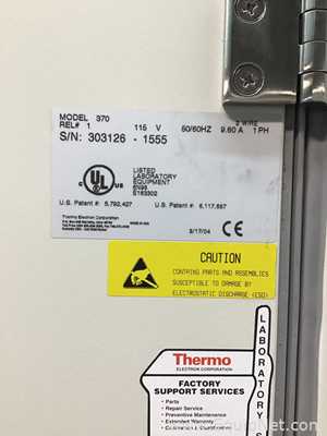 Incubadora Thermo Electron Corporation 370
