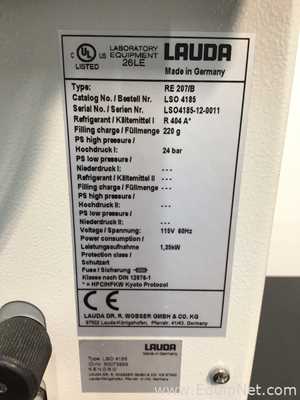 Linhas de Resfriador Lauda Ecoline Staredition RE 207