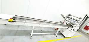 Embaladora de Fluxo Redpack Packaging Machinery It was used for potatoes, apples, tomatoes