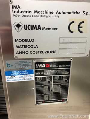 IMA Matic 120 Encapsulation Machine and Capsule Filler