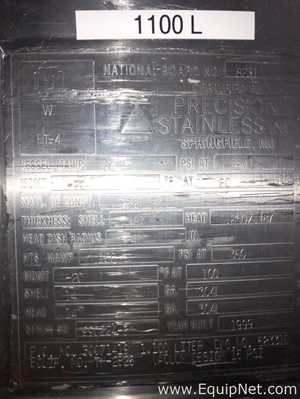 Tanque aço inox Precision Stainless, Inc. PT-4