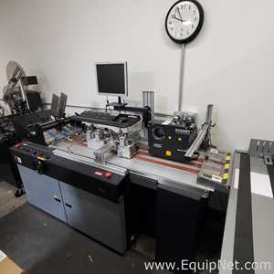 Impressora VideoJet EM over a 7000 mail base, with a dryer and conveyor