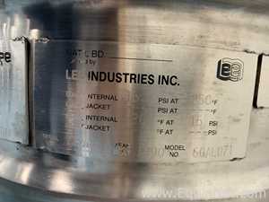 Lee Industries, Inc. 6GALD7T Six Gallon Stainless Steel Jacketed Kettle With Mixer