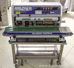 Golpack SC 300 Continuous Sealer with built-in Ink Roll Dater