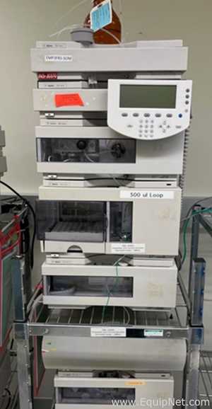 Agilent Technologies HPLC 1100 With Degasser, QuatPump, ALS, ALSTherm, Colcom, VWD And 1260 FLD