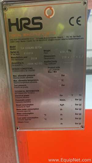 Resfriador aço inox Carrier  30RBY033CH