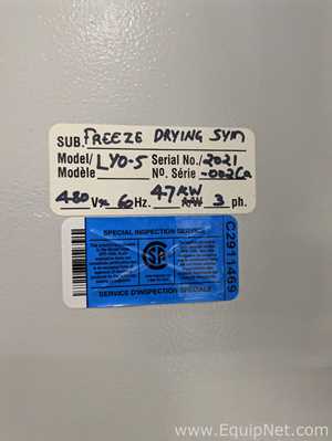 Tofflon LYO-5 Freeze Dryer