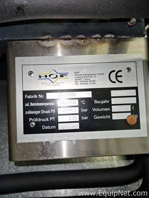 Liofilizadora HOF Sonderanlagenbau GmbH GT20