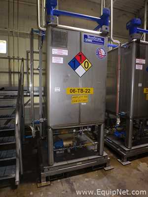 Contenedor Rectangular De Almacenamiento De Acero Inoxidable TransTore 518043 De 550 Galones