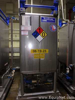 Contenedor Rectangular De Almacenamiento De Acero Inoxidable TransTore 518043 De 550 Galones