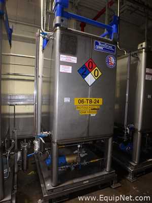Contenedor Rectangular De Almacenamiento De Acero Inoxidable TransTore 518043 De 550 Galones