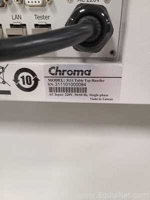 Chroma 3111 Tabletop Single Site Test Handler