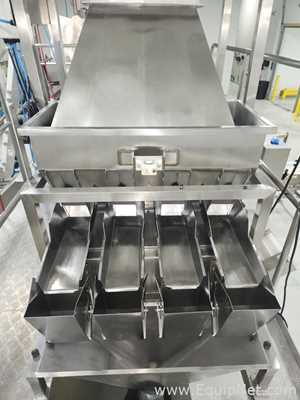 CAM Packaging Systems CV-420MN Twin Vertical Form Fill Seal Machines with Weigh Fillers