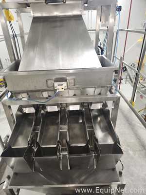 CAM Packaging Systems CV-420MN Twin Vertical Form Fill Seal Machines with Weigh Fillers