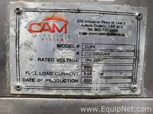 CAM Packaging Systems CV-420MN Twin Vertical Form Fill Seal Machines with Weigh Fillers
