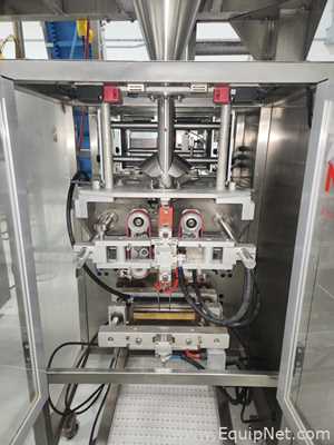 CAM Packaging Systems CV-420MN Twin Vertical Form Fill Seal Machines with Weigh Fillers