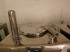 Caixa de Armazenamento aço inox  