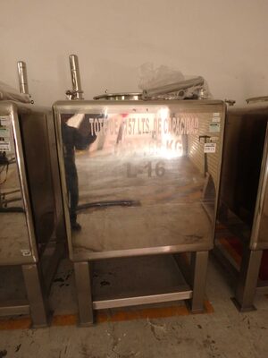Caixa de Armazenamento aço inox  