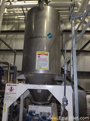 Recipiente de Mistura aço inox Stainless Fabrication Inc. Master Patch Mix Tank 03-T-01. 12.000 Galão