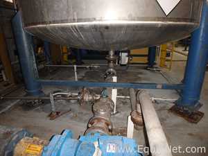 Sure Flow Inc. BF15089-0 Tanque De Almacenamiento De Acero Inoxidable Con Capacidad De 15000 Galones