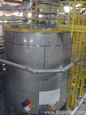 Sure Flow Inc. BF15089-0 Tanque De Almacenamiento De Acero Inoxidable Con Capacidad De 15000 Galones