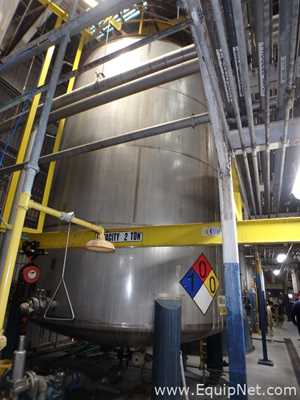 SFI Stainless Fabrication Inc. 15000 Gallon Capacity Stainless Steel Mix Tank