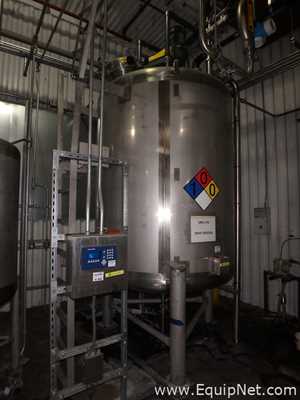 Tanque aço inox Stainless Fabrication Inc. 800 Gallon Mix Tank.  800 Galão