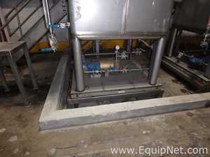 Contenedor Rectangular De Almacenamiento De Acero Inoxidable TransTore 518043 De 550 Galones