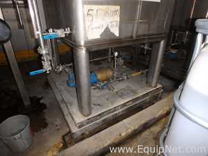 Contenedor Rectangular De Almacenamiento De Acero Inoxidable TransTore 518043 De 550 Galones